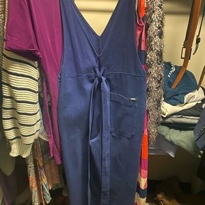 Alex Mill deep v overalls / jumpsuit
